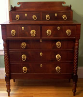 19th C Chest with Signature