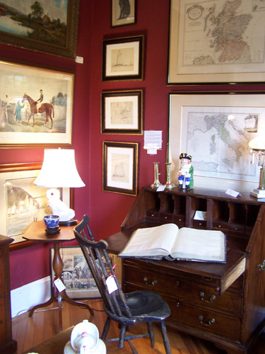 Madeline West Antiques - Red Room